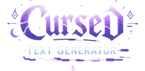 cursed text generator