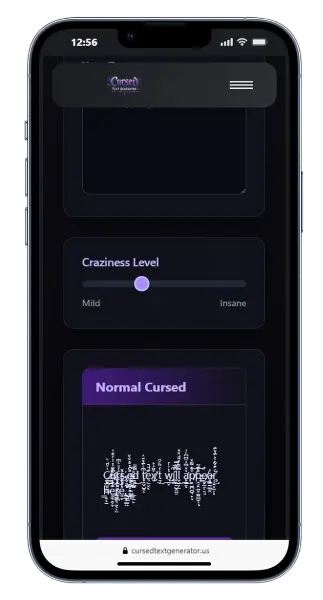 cursed font generator