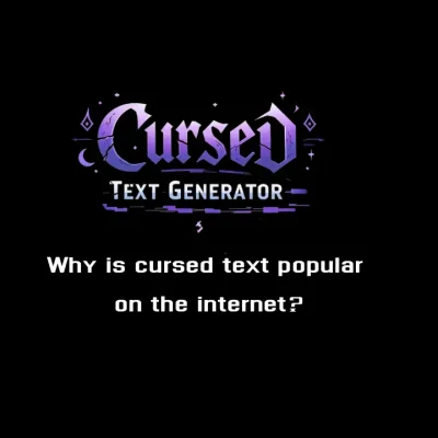 Why is cursed text popular on the internet