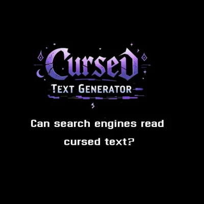 Can search engines read cursed text?