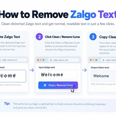 how to remove Zalgo text